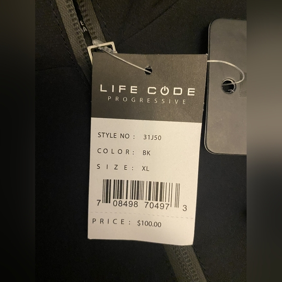 Life Code Progressive Men’s Black Utility Pockets Full-Zip Jacket Size XL - Picture 8 of 11
